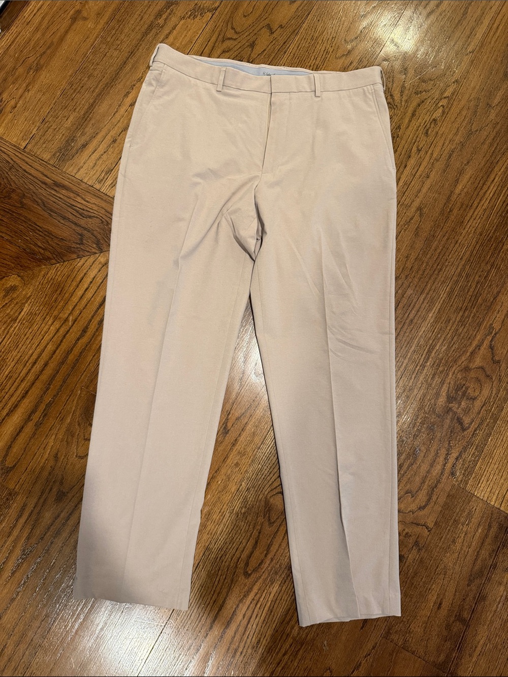 Walter Hagen Men's Slim Stretch Dress Pants in Light Taupe